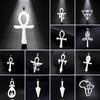LIKGREAT Cruz Ankh Egípcia Pingente Olho do Egito para Colar Brincos Aço Inoxidável Olho de Hórus Charms para Fazer Joias DIY