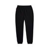 Li Ning Mid Waist Solid Color Loose Fit Knit Sports Pants Men Bottoms Black AKLUE75-1