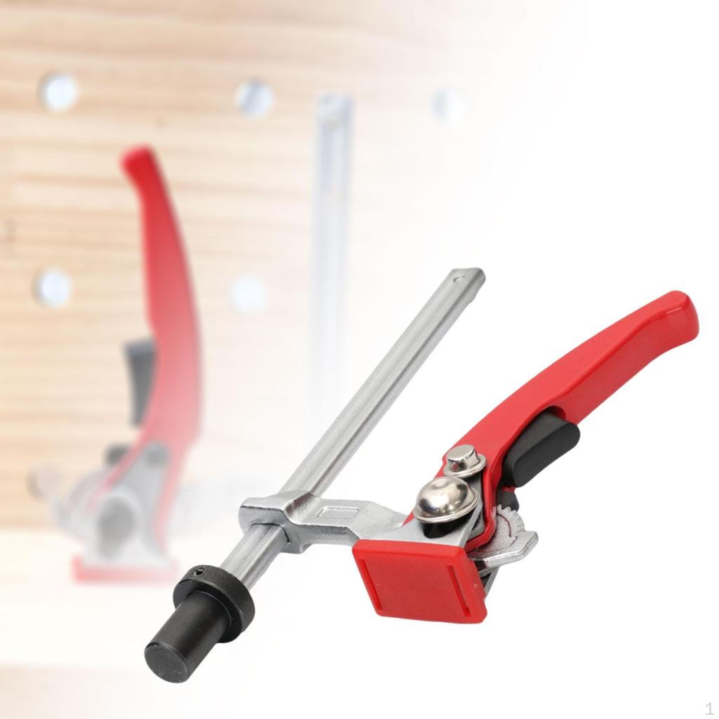 Woodworking Desktop Hold Down Clamp Adjustable Ratchet Press Hand Tool, Fast Fixed