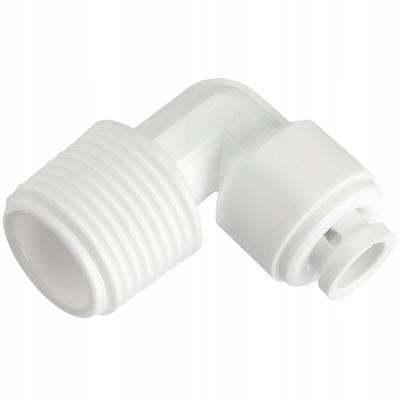 Quick Connector Reduction Elbow 3/8" GZ X 1/4" QC with Clip