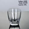 Whiskey, Liquor, and Coffee Glasses: Thick-Bottomed Ice Hockey Water Cup by Qixian Glassware
