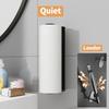 Paper Towel Holder Under Cabinet, Stainless Steel, Wall Mount, Black Adhesive Paper Roll Holder for Kitchen and Bathroom
