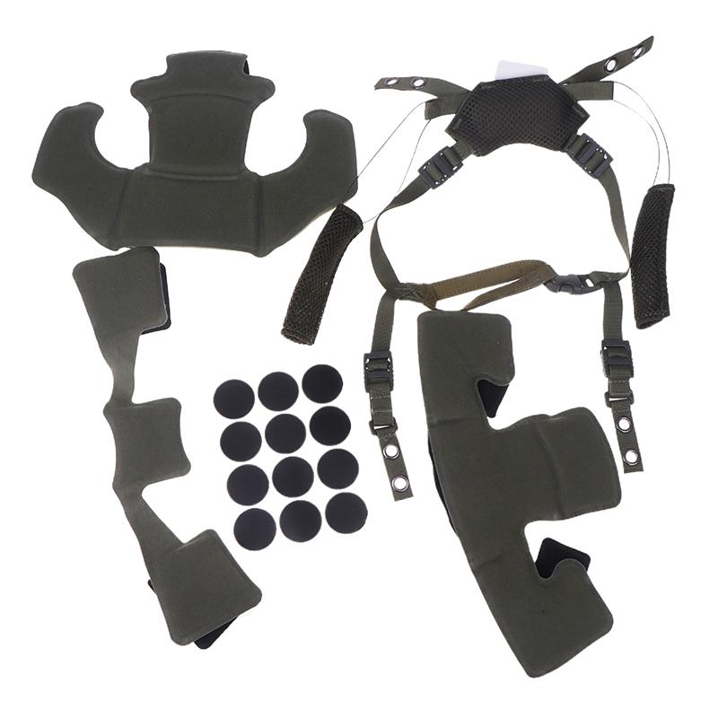 Helmet Hanging System Suspension Lanyard Chin Strap Adjustable Head Locking Buckle For Fast Mich Airsoft Helmet Accessories