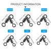 Crossline Swivels Fishing Swivel Rolling Fishing Connector Fishingline Connector Triangle Joint