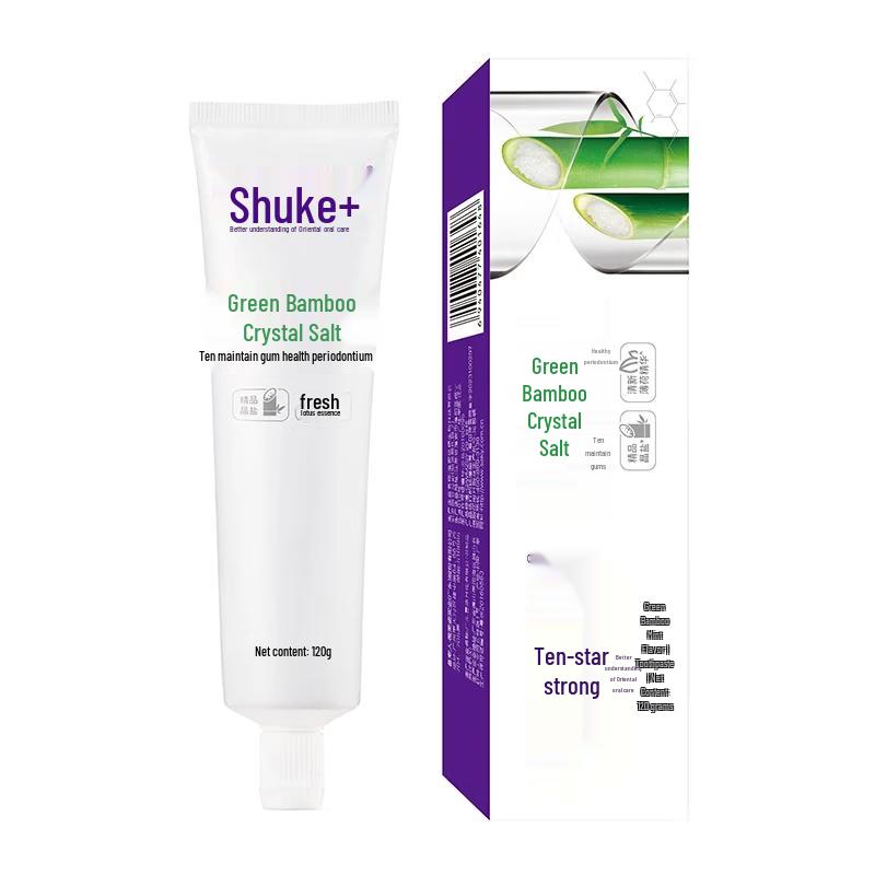 Saky Green Bamboo Crystal Salt Toothpaste