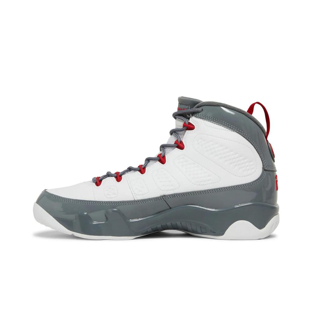 Air Jordan 9 Retro 'Fire Red' (Unisex) White / Cool Grey / Fire Red Vintage Basketball Shoes CT8019 162