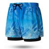Mens Quick-Dry Beach Shorts Swim Trunks Surfing Diving Pool Relaxation Loose Fit Sportwear