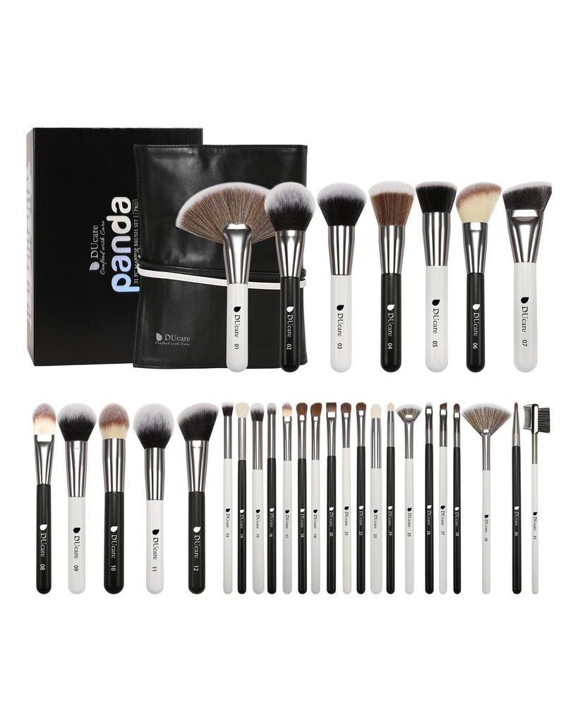 DUcare 31pcs Makeup Brushes Set Powder EyeShadow Blending Eyeliner Eyelash Eyebrow Make Up Brushes Beauty Cosmestic Brush Tool with Bag