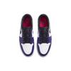 Air Jordan 1 Low Golf Court Purple Unisex Sneakers White University-Red Black DD9315-105