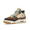 Air Jordan 4 Retro GS Cacao Wow Kids Sneakers Brown Geode-Teal Ale-Brown FB2214-200