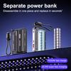 21700 Universal Battery Charger Case 20W Type-C Battery Holder Fast Charging Built-In Cable Detachable Diy Power Bank Box