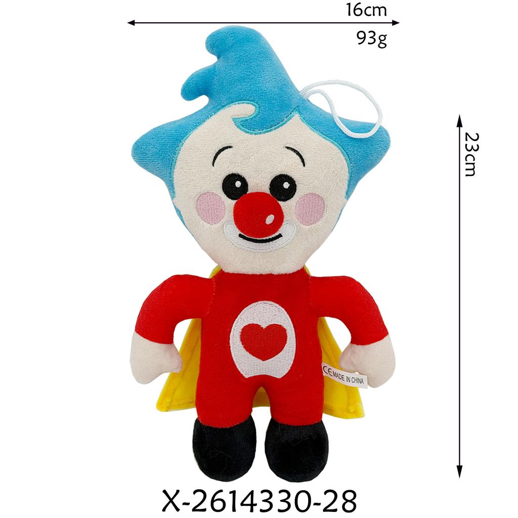 Classic Cartoon Anime Plim Plim Magician Joker Elephant Bear Pig Plush Toys Cute Growing Together Toys For Boy Girls