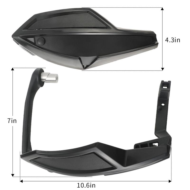 WO-ATV Hand Guard Wind Deflector Handlebar Protector Kit For Can-Am Outlander 450 500 650 800 1000 Renegade DS G2 G2L G2S
