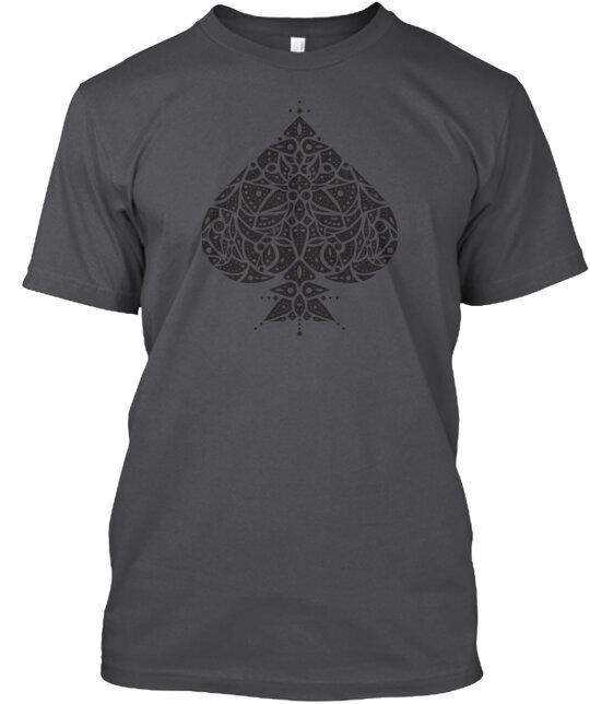 Spades Symbol Intricate T-Shirt Made in the USA Size S to 5XL 2XL