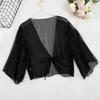 Chiffon Shawl Short Style Small Outer Cover, Sun Protection Clothing, Women's Summer Cardigan, Small Coat, Thin Sun Protection Cardigan