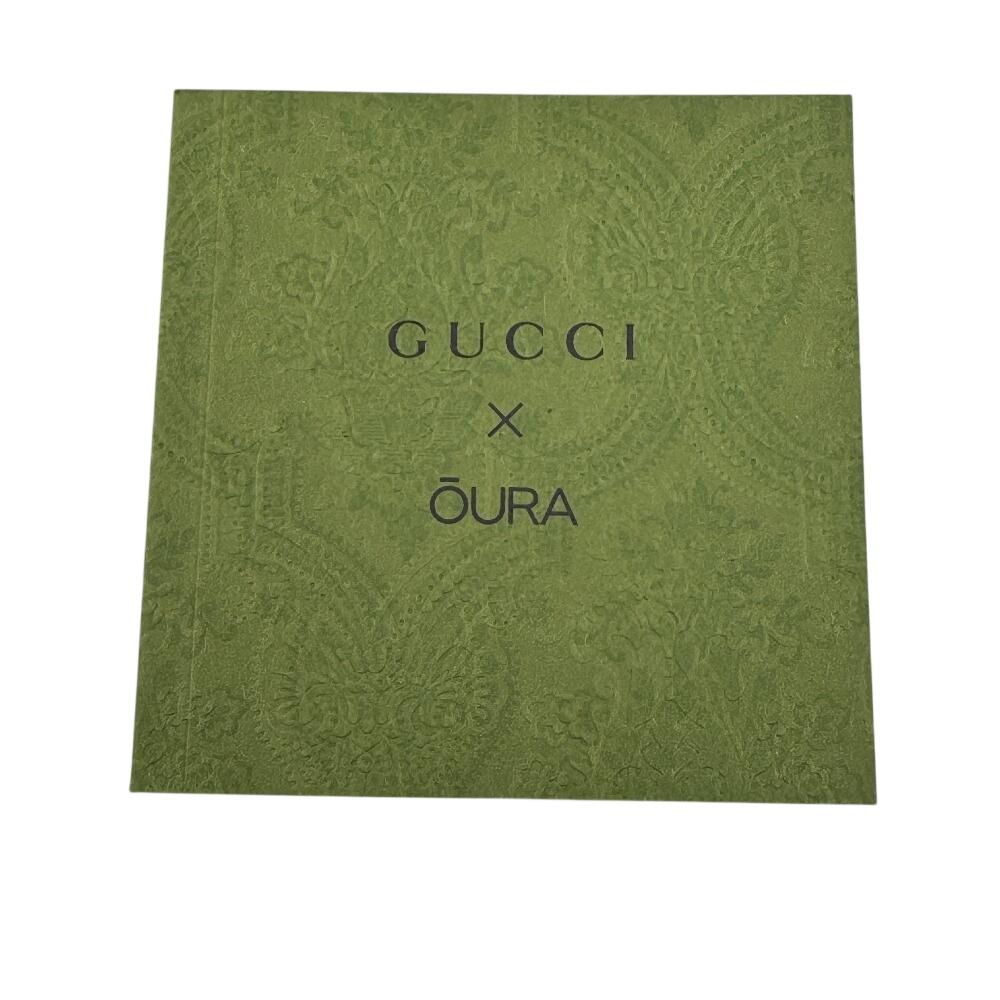 GUCCI Interlocking G titanium Aura Ring Ring black titanium Used