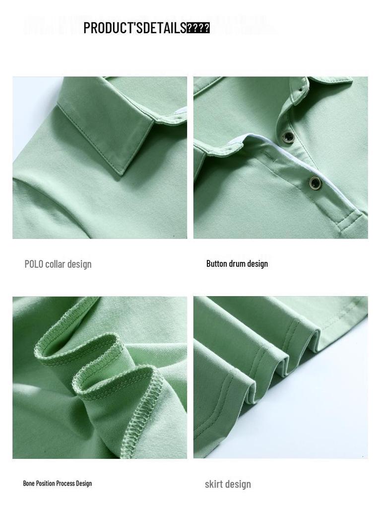 2025 Autumn Women's Long Sleeve Solid Color Lapel Polo Shirt