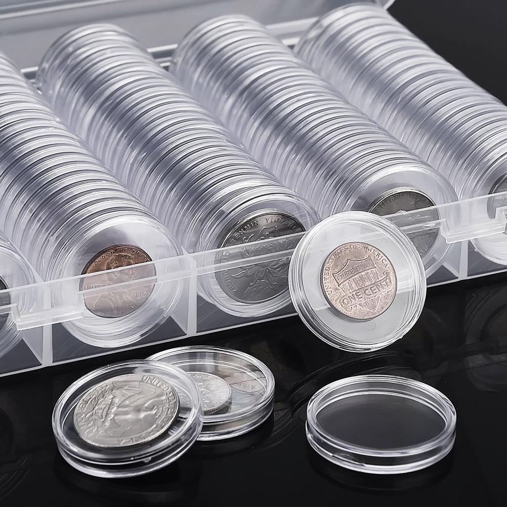 Carefully Trimmed Coin Storage Box Circularly Coating Coin Commemorative