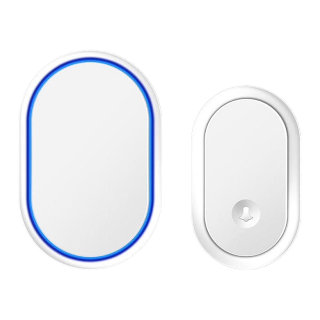 Wireless Doorbell Adjustable Volume Battery Type Welcome Chime Call Bell for Elderly/Patient/Disabled At Home