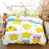 Cartoon Star Bedding Set Single Twin Full Queen King Size Bed Set Adult Bedroom Duvetcover Sets Anime Bed Sheet Set