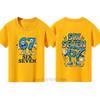 Six Seven Teenager Tshirts Summer Boys Girls Casual Fashion Colorful Short Sleeve Tops ONeck Children Tees Funny Kids Tshirts