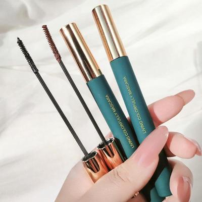 1Pc Cílios Fibra de Seda Rímel para Extensão de Cílios Preto Grosso Cílios Curvador Cosmético Maquiagem Ferramenta 4 Cores Opcionais
