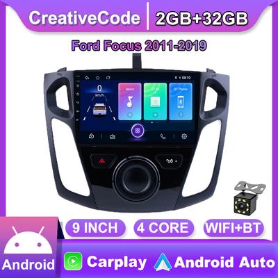 Android Autoradio Carplay Voor Ford Focus 3 Mk3 2011-2019 Multimedia Video Player GPS Navigatie WIFI 2 + 32 GB