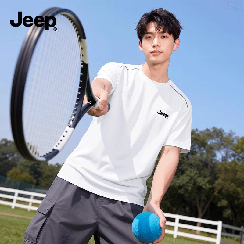 

JEEP Men s Summer Trendy Short Sleeve T-Shirt 4XL