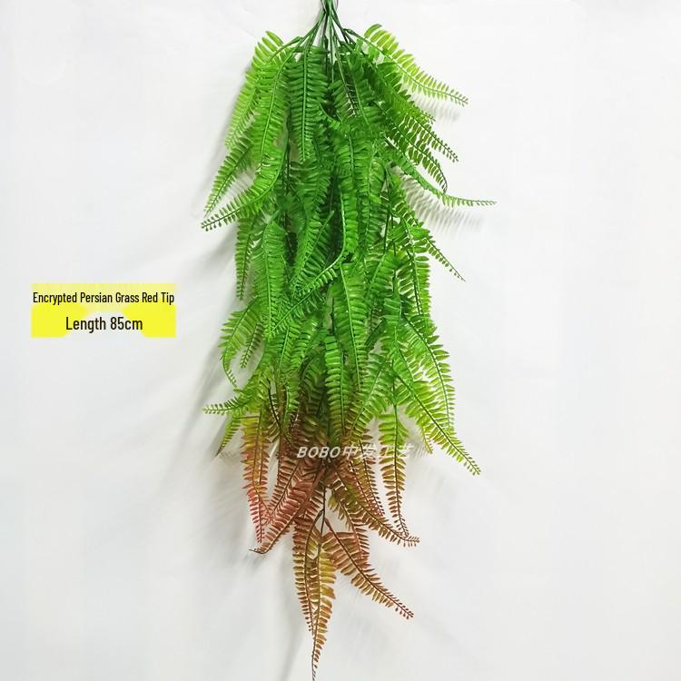 Artificial Spider Plant & Fern Hanging Decor - Trailing Green Vines for Wall & Ceiling
