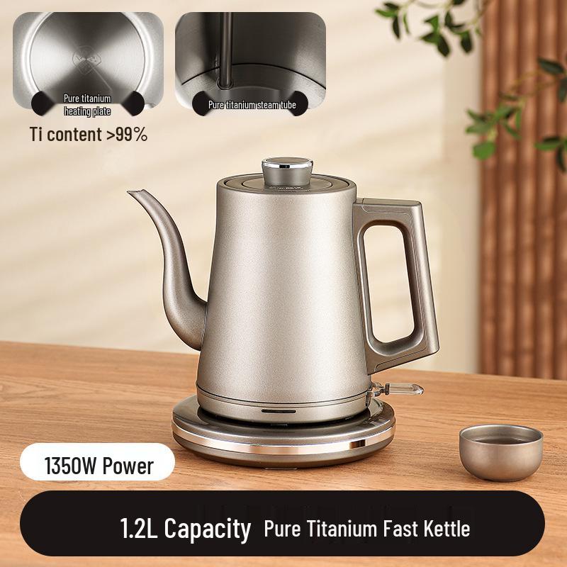 Fully Automatic Pure Titanium Electric Kettle with Large Capacity and Insulation for Tea Brewing