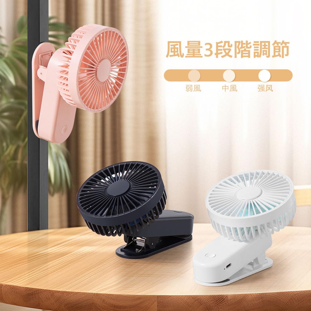 iNeibo 2024 New Edition Magnetic Clip Clip USB Powerful USB Desk Mini 90 Degree Angle Up and Down 3 Levels of Airflow 3 USB For Fan, Fan, Fan, Quiet,