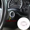 Silver Alloy Ignition Key Hole Bezel Cover for HUMMER H2 SUV & SUT 03-07 US