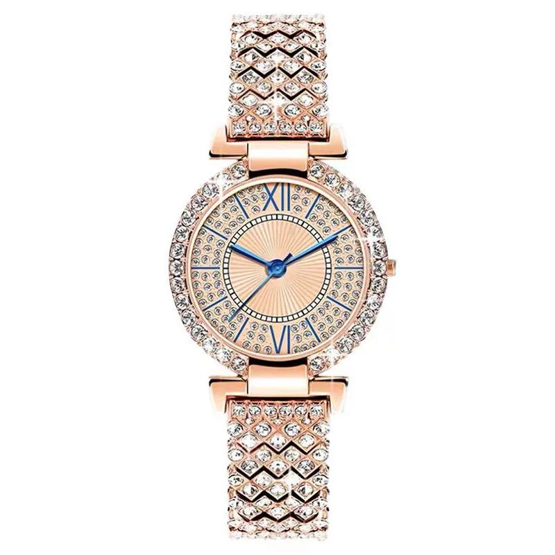Luxury Rhinestone Woman Watches Fashion Elegant Wristwatch Quartz Watches for Girls Ladies Clock Relogio Feminino Montre Femme