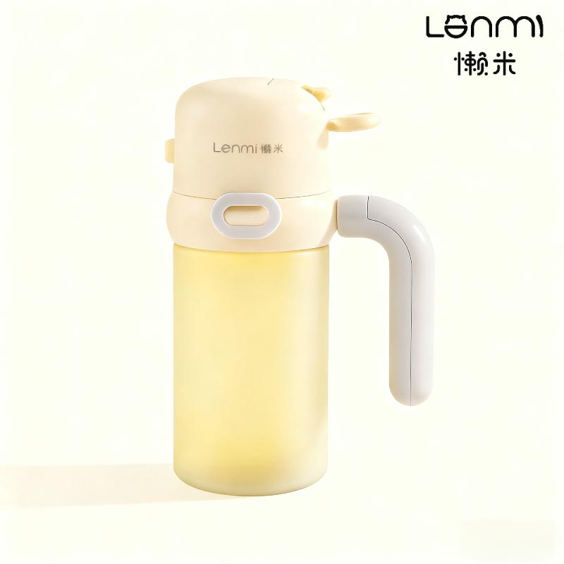 LANMI Oil Spray Bottle Oil Dispenser Spray and Pour Dual-use Atomized Oil Tank Edible Oil Leakage Prevention Glass Oil Bottle
