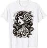 Gypsy Lady Vintage Tattoo Style T-Shirt