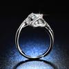 Fashion Angel Kiss Women's Ring Simulation Mozambican Diamonds