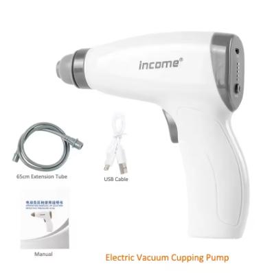 Electric Cupping Gun Negative Pressure Cupping Pump USB Charging Chinese Massage Tool for Lymphatic Drainage Scraping Gua Sha белый