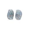 Light Luxury Full Diamond Super Sparkling High-end Earrings With Fashionable Temperament Earrings
