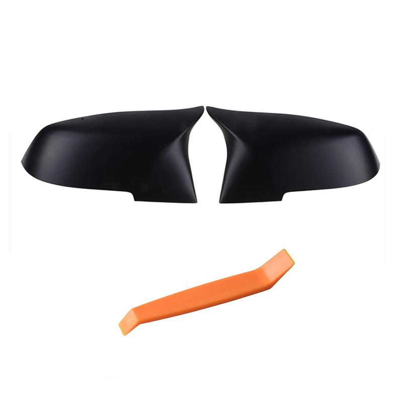 Rhyming Rearview Mirror Cover Side Mirror Black Caps Fit For BMW F20 F21 F30 F31 F22 F23 F34 F36 1 2 3 4 Series  Car