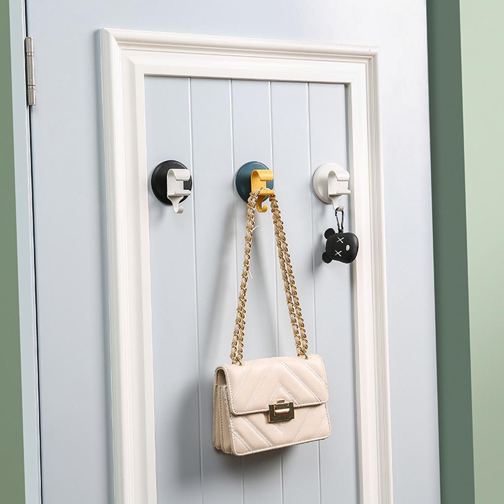 Wall Hanging Hook Towel Washbasin Storage Rack Self Suction Cup Hanger Shelf