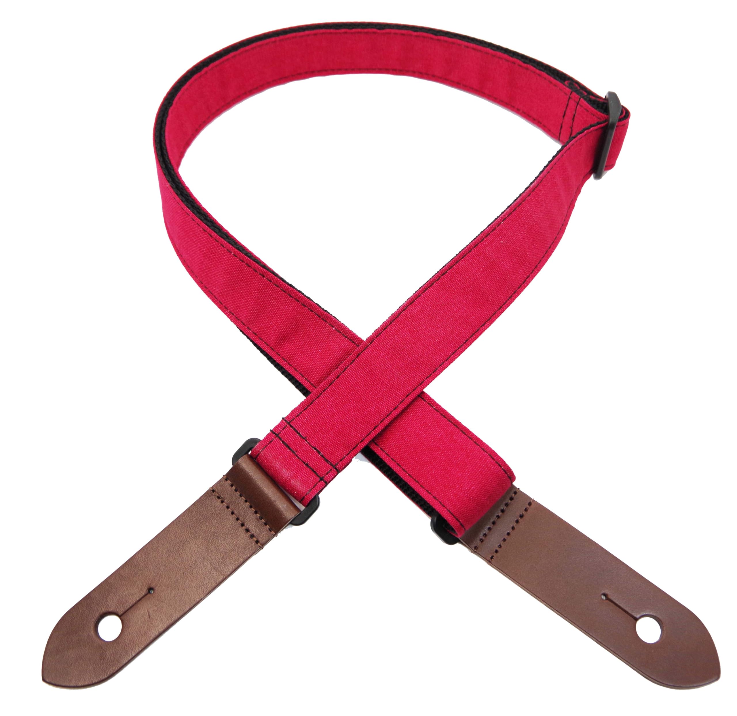 

Daiking Ukulele Strap, Red Oxford Fabric, Made in Japan, Made in Our Own Workshop. Suitable for ukuleles with strap pins. Length: Approx. 80cm-140cm.