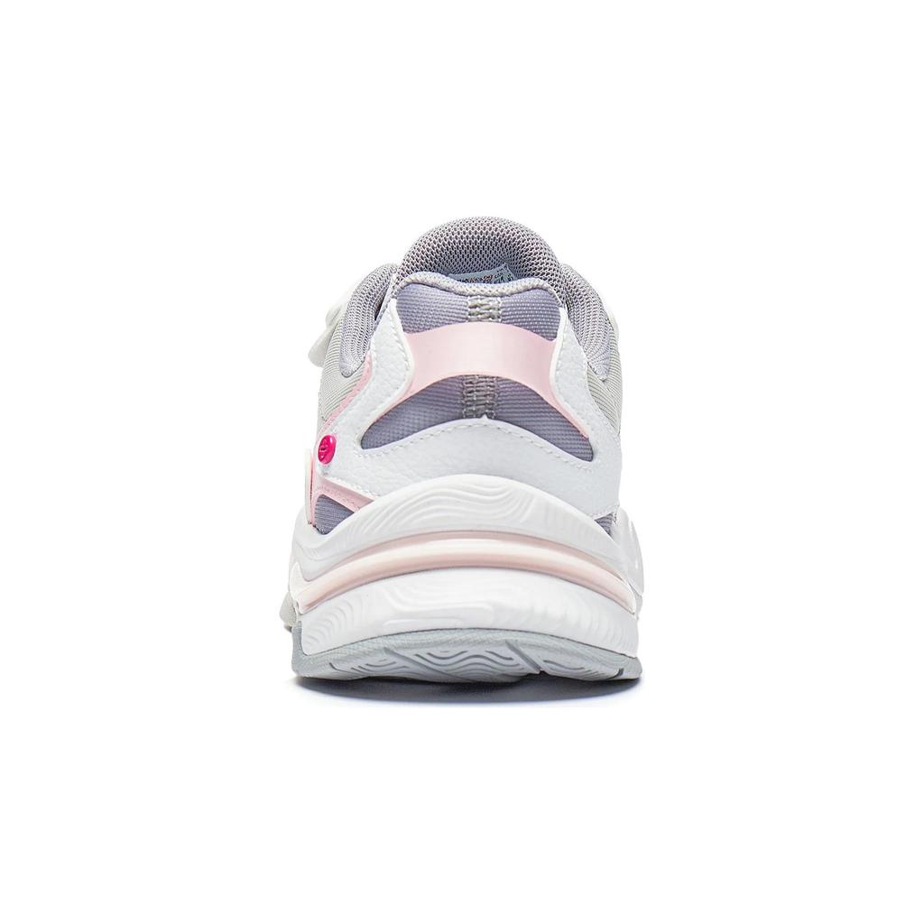 Li Ning Cloud River V2 Cushioning Rebound Low-Top Casual Shoes Kids sneaker Gray White YKCT144-4