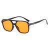 Vintage Oversized Sunglasses Fashion Men Women Square Shades Eyewear Trendy Ins Popular Brand Design UV400 Sun Glasses