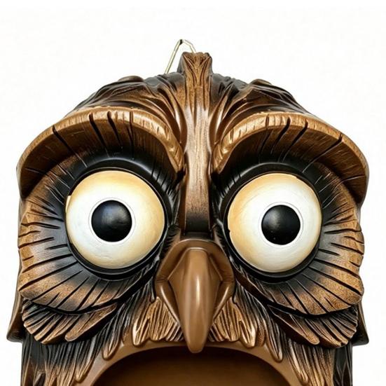 Tree Face Bird Feeder, Funny Tree Face Garden Sculpture, Outdoor Decorative Bird Feeder for Trees Fences Posts Walls