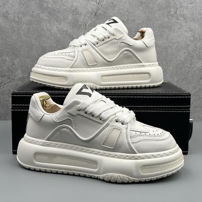 Mode Nouveau Classique Chaussures Décontractées Simples Mode à Semelles Épaisses Augmentant la Hauteur pour Homme Confortables à Semelles Souples Résistantes à l'Usure Chaussures de Sport