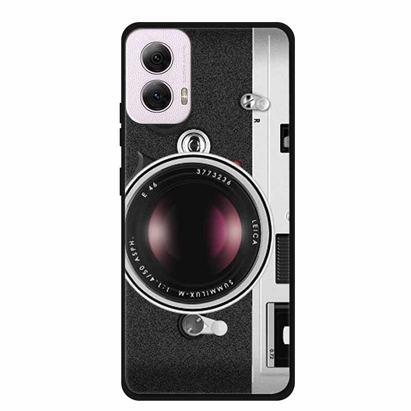 For Moto G Power 2024 Case TPU Animals Soft Silicone Phone Cases For Motorola G Power 2024 5G Wolf Protector Original Back Cover