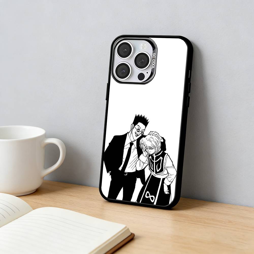 leorio & kurapika Phone Case For iPhone 17,16,15,14,13,12,11 Plus,Pro Max,XS,Colorful Silver Phone case Funda Cover