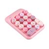 Mofii Trådløst numerisk tastatur, Fargerikt retro mini bærbart numerisk tastatur, 2.4G trådløst eksternt tastatur for datamaskin, bærbar PC