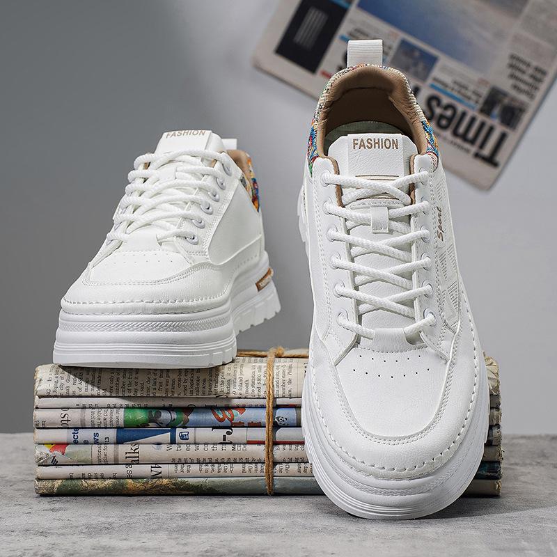 Spring niche original casual board shoes sports thick sole heightening small white tide shoes