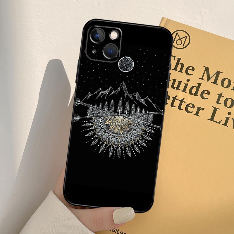 

Чехол для телефона Природа Горные Вершины Для iPhone 17 16 14 13 12 11 15 Pro Max mini XR 16e 15 16 Plus 17 Air Полное покрытие iPhone 12 mini